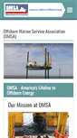 Mobile Screenshot of offshoremarine.org